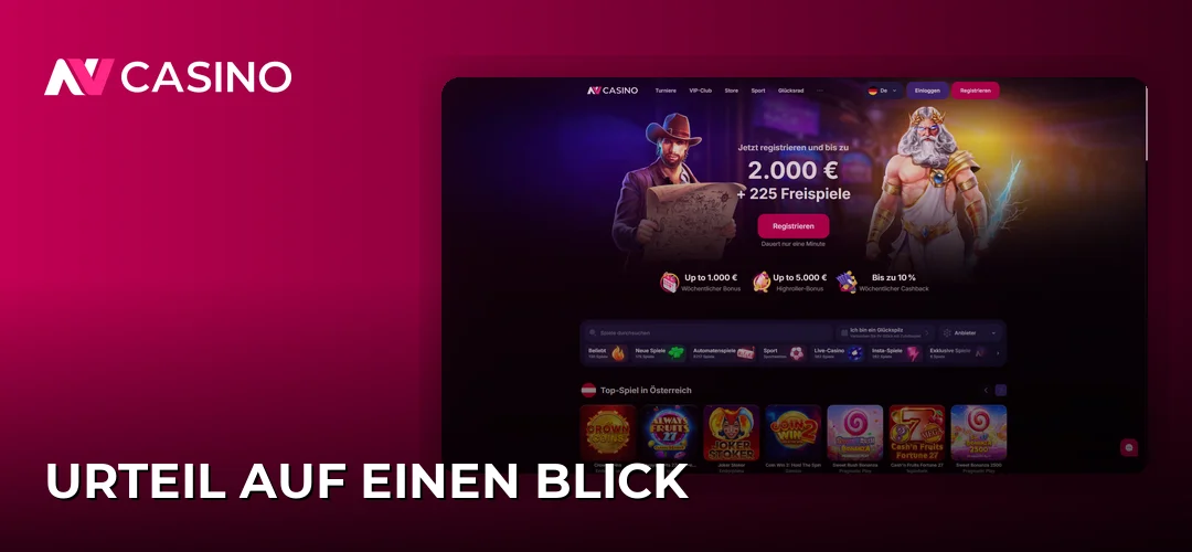 Urteil auf einen Blick